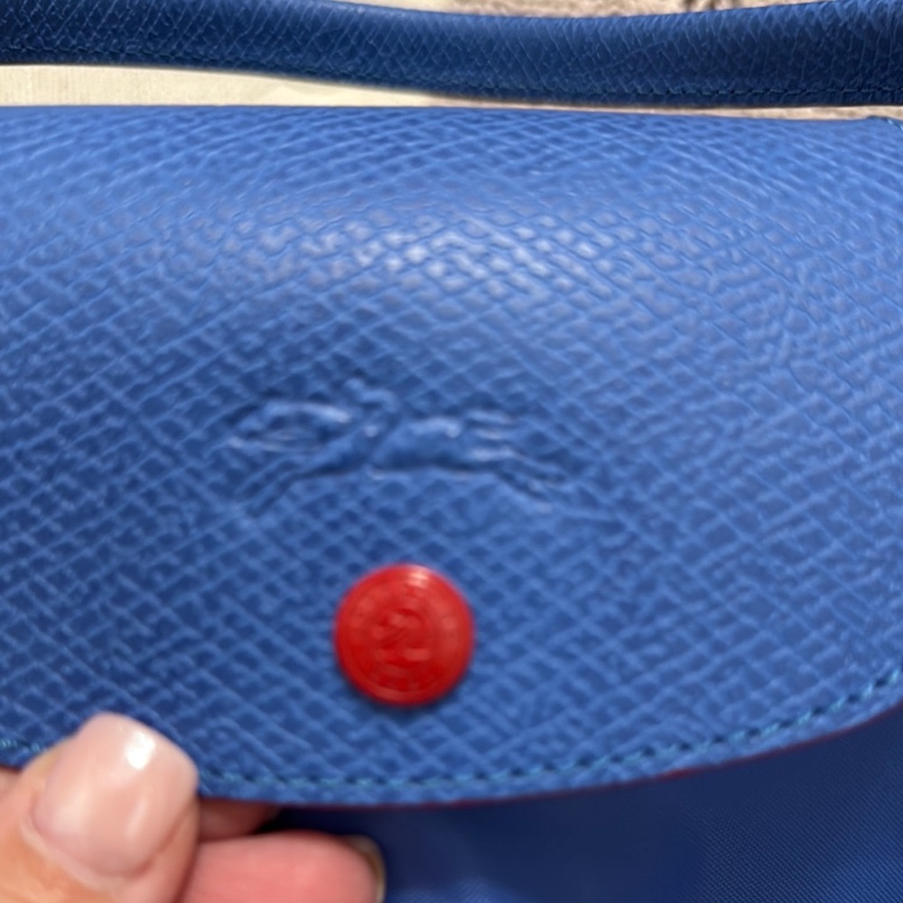 Longchamp Blue and Red Nylon Tote Bag **recent price drop** 🛍️🛍️ - Picture 3 of 10